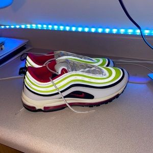 Nike air max 97 volt green and pink. Size 12